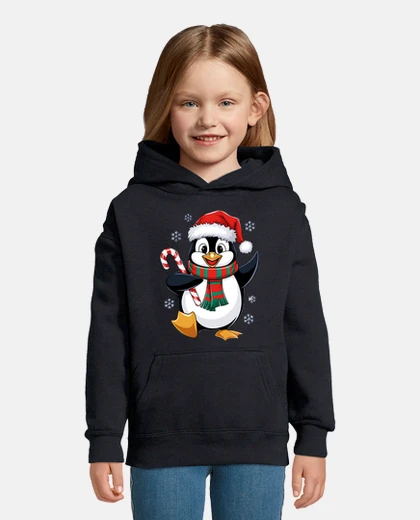 Kids cute and childish penguin christmas