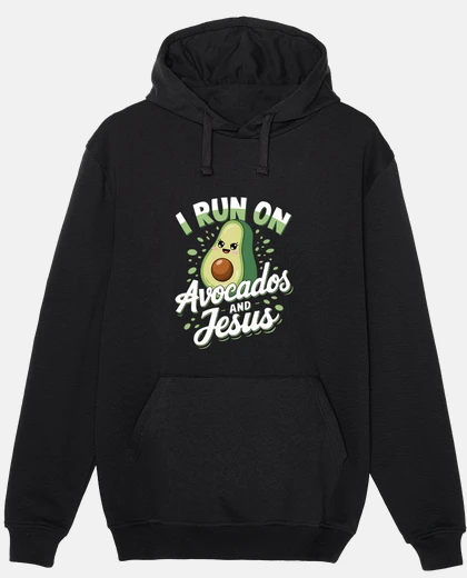 Hoodie Cute Avocado Lover Jesus