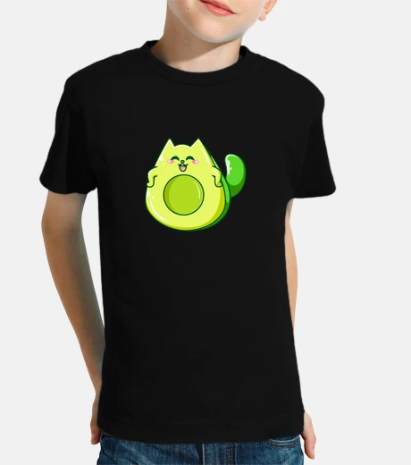 Kids cute cat ear avocado