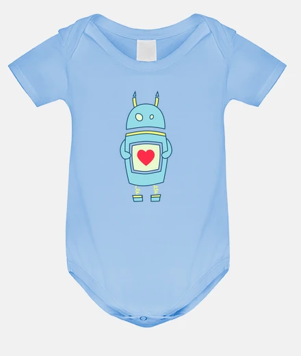 Ropa Cute Clumsy Robot With Heart