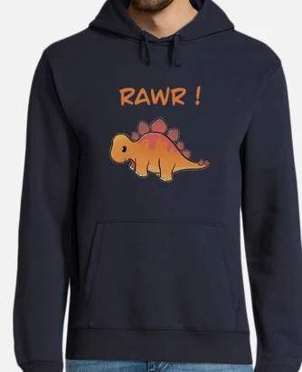 Cute dinosaur rawr hoodie tostadora