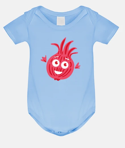 Kids cute funny cartoon red onion