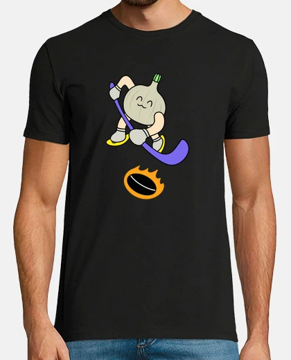T-shirt Cute garlic hockey
