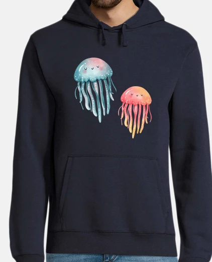 Hoodie cute jellyfish smile sea