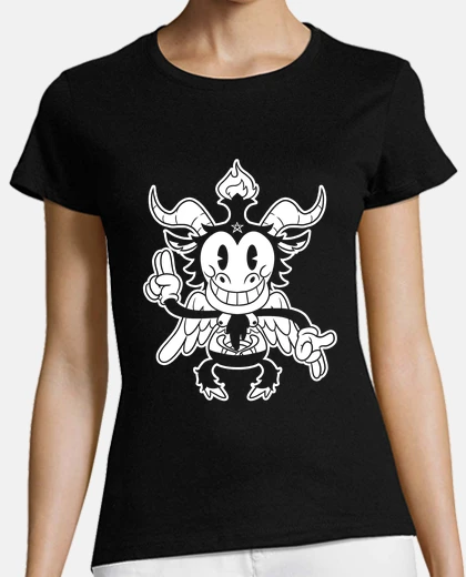 Playera Cute Kawaii Baphomet Old Cartoon