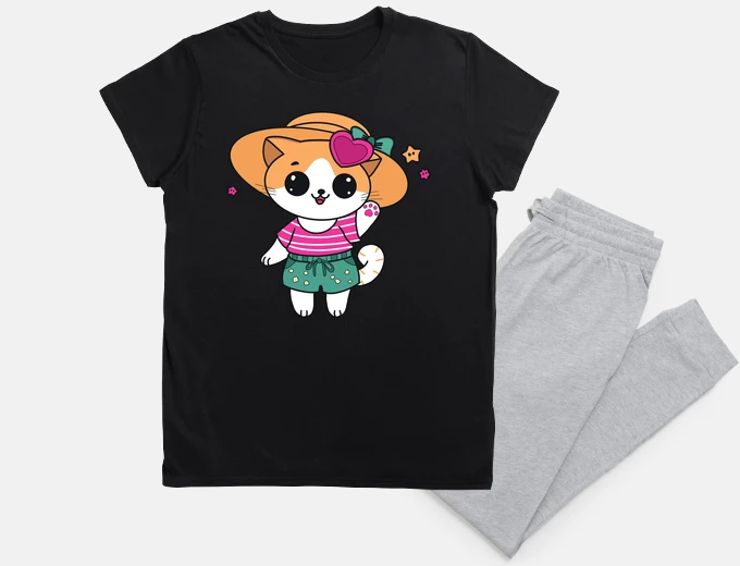 Pajama Cute kitten