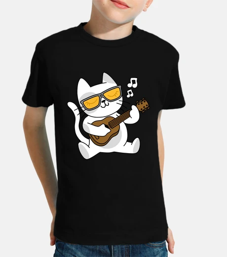 Ropa cute kitten music lover guitarist