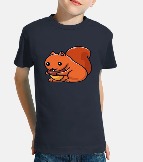Kids cute little squirrel
