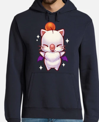 Cute moogle hug kupo final fantasy hoodie tostadora