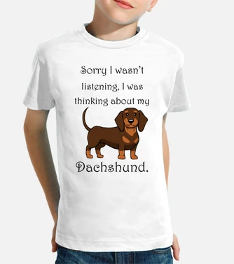 Dachshund with orders kids