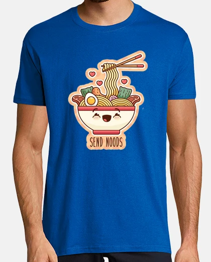 T-shirt Cute Send Noods Funny Joke