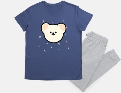 Cute Bear With Stars