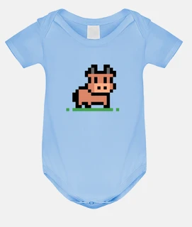 Cute bull pixel art