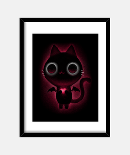 Cute devil cat - Evil-hearted