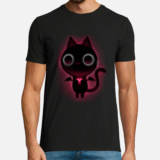 cute devil cat - evil-hearted