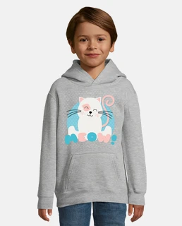 cute kitty - kid&#39;s sweatshirt