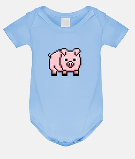 Cute pig pixel art
