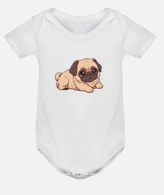 Kids pug online onesie