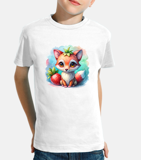 Cute Strawberry Chibi Fox