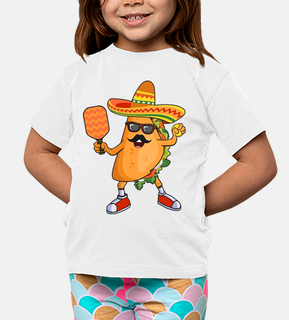 cute taco funny pickleball player