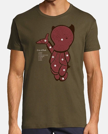 Camiseta Cuts of Pork
