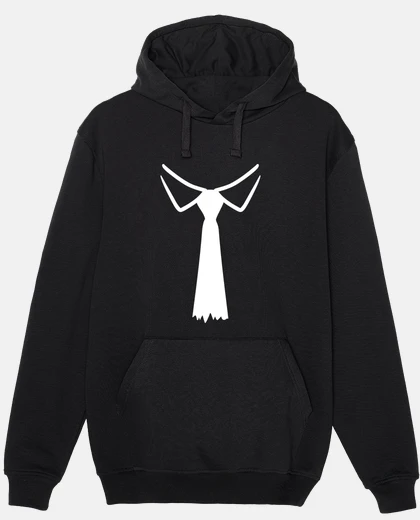 Hoodie cutted tie