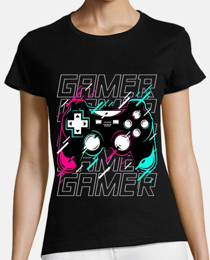 Tee-shirt Cyber Gamer Néon