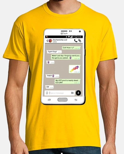 Tee-shirt cyberconjugation bactérienne