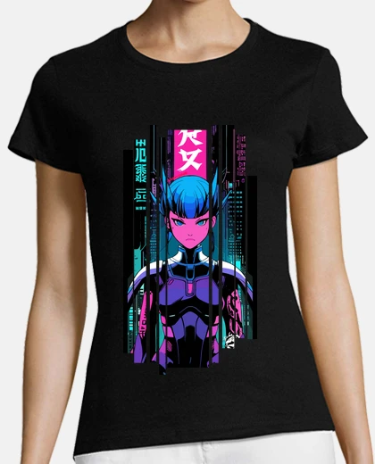 Tee-shirt Cyberpunk Japan Neon