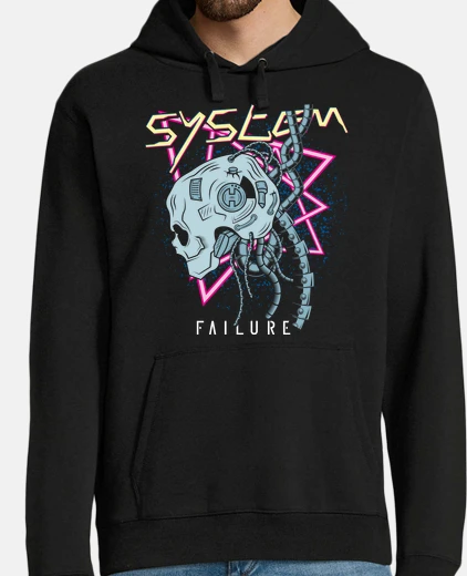 Hoodie cyberpunk science fiction technology robots