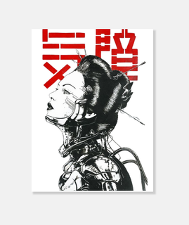 cyberpunk geisha japanese