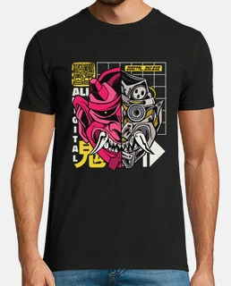 cyberpunk oni mask japan