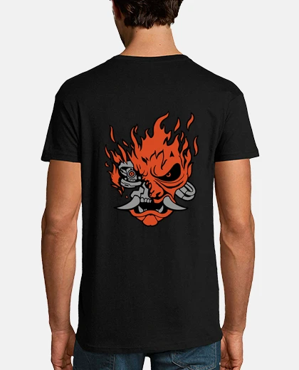 T-shirt CyberSamurai 2077 back print