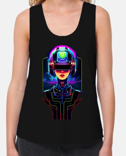 Tee-shirt cyborg du cyberespace