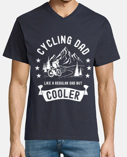 T-shirt Cycling Dad Cooler Papa Ciclista
