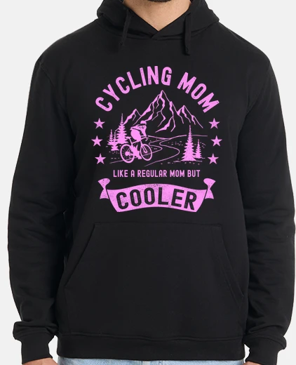 Hoodie cycling mom gift for cyclist mom