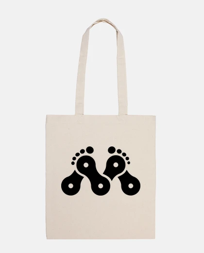 Bag cyclist feet