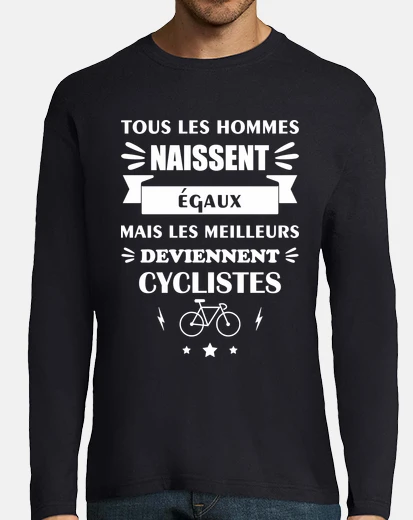 Tee-shirt cycliste, cyclisme, vélo, velo