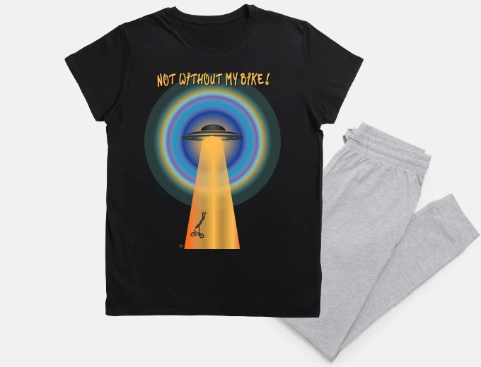 Pyjama cycliste extraterrestre