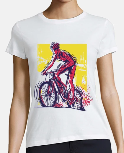 Tee-shirt Cycliste grimpeur montagne catégorie