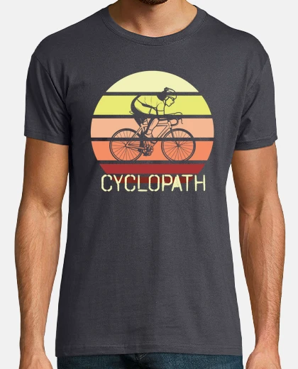 Tee-shirt cyclopathe marron