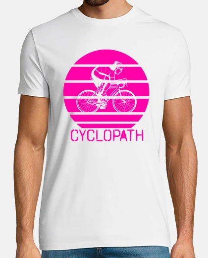 Tee-shirt cyclopathe rose
