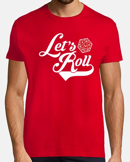 T-shirt d amp d umorismo da tavolo andiamo avan