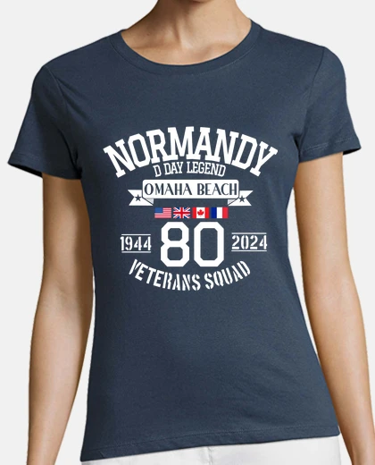 T-shirt d-day 80° anniversario omaha beach