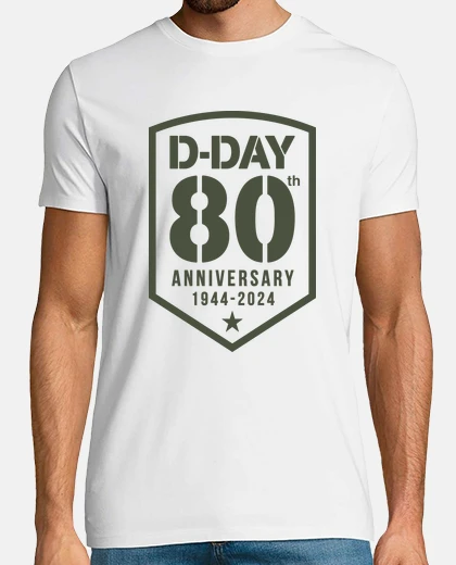 T-shirt d-day 80esimo anniversario bad ge