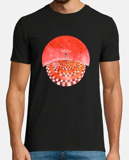T-shirt da qualche parte over la pioggia