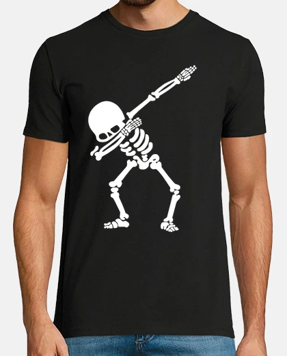 T-shirt dab skeleton