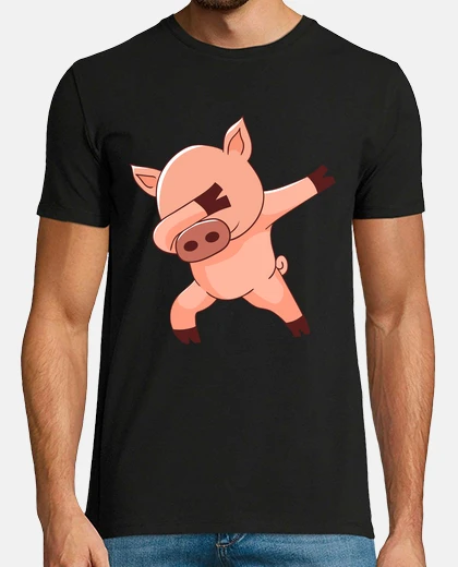 Camiseta dabbing dance cerdo