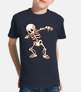 dabbing skeleton halloween