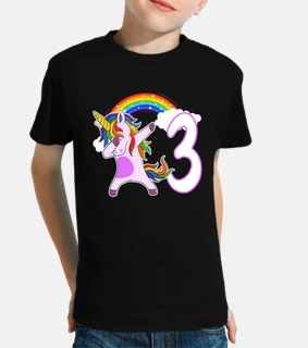 dabbing unicorn tengo 3 años